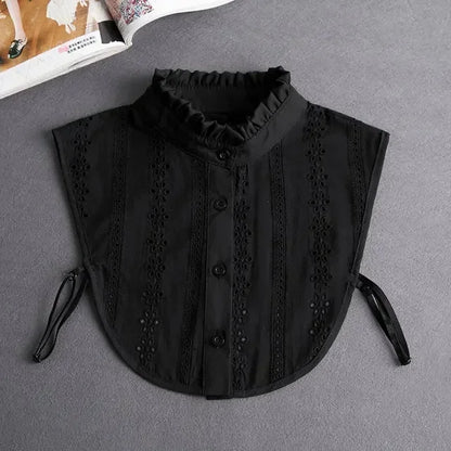 015-01 Color Lace Detachable Fake Collar Blouse Insert for Women