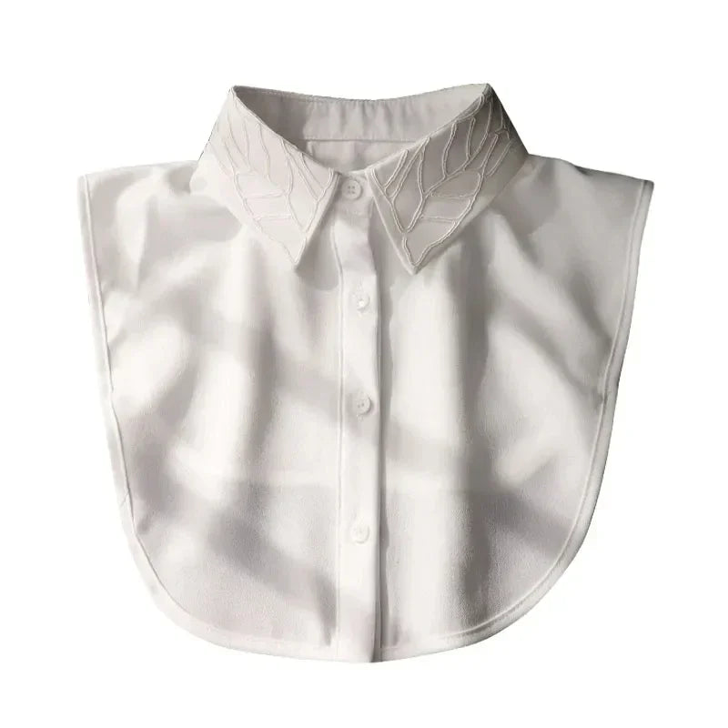 X018 Color Lace Detachable Fake Collar Blouse Insert for Women