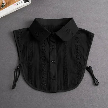 021-01 Color Lace Detachable Fake Collar Blouse Insert for Women