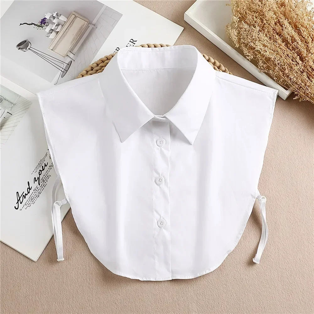 312-01 Color Lace Detachable Fake Collar Blouse Insert for Women