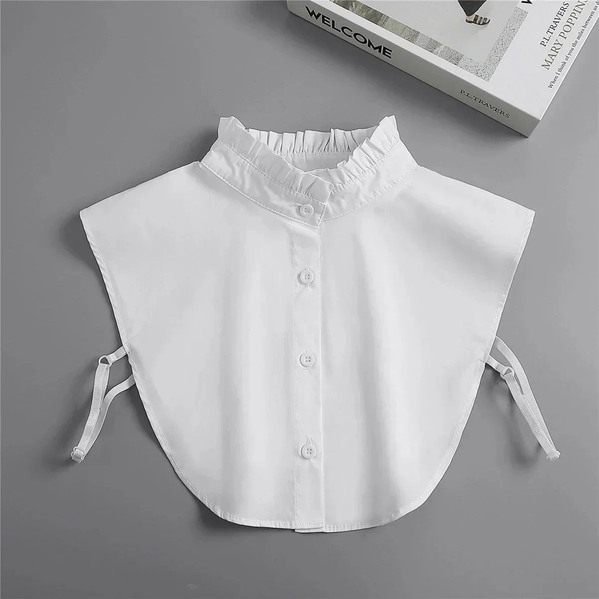 069-01 Color Lace Detachable Fake Collar Blouse Insert for Women