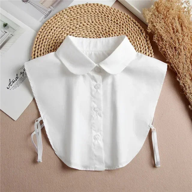 119-01 Color Lace Detachable Fake Collar Blouse Insert for Women