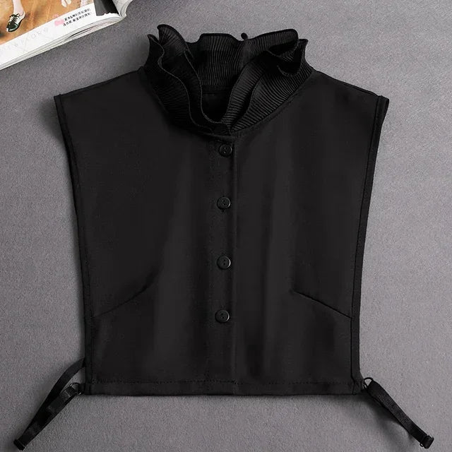 067-02 Color Lace Detachable Fake Collar Blouse Insert for Women
