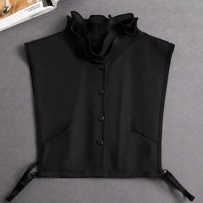 067-02 Color Lace Detachable Fake Collar Blouse Insert for Women
