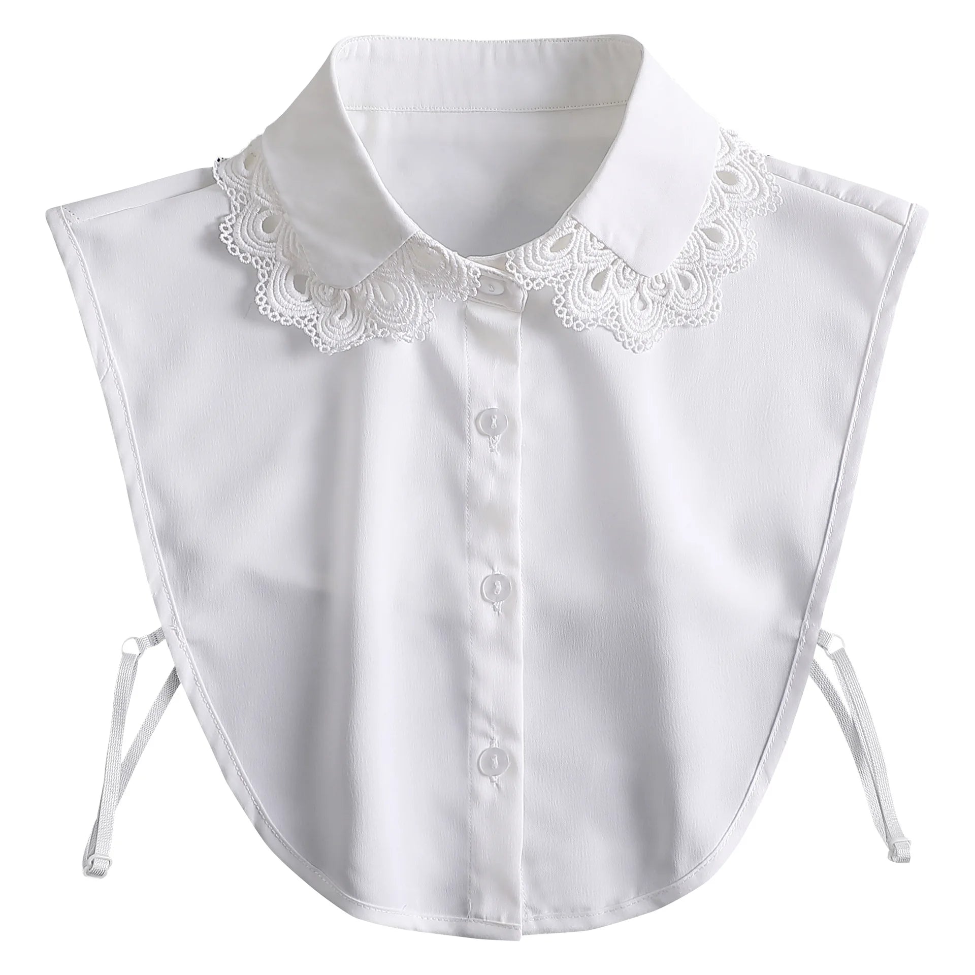 375-01 Color Lace Detachable Fake Collar Blouse Insert for Women