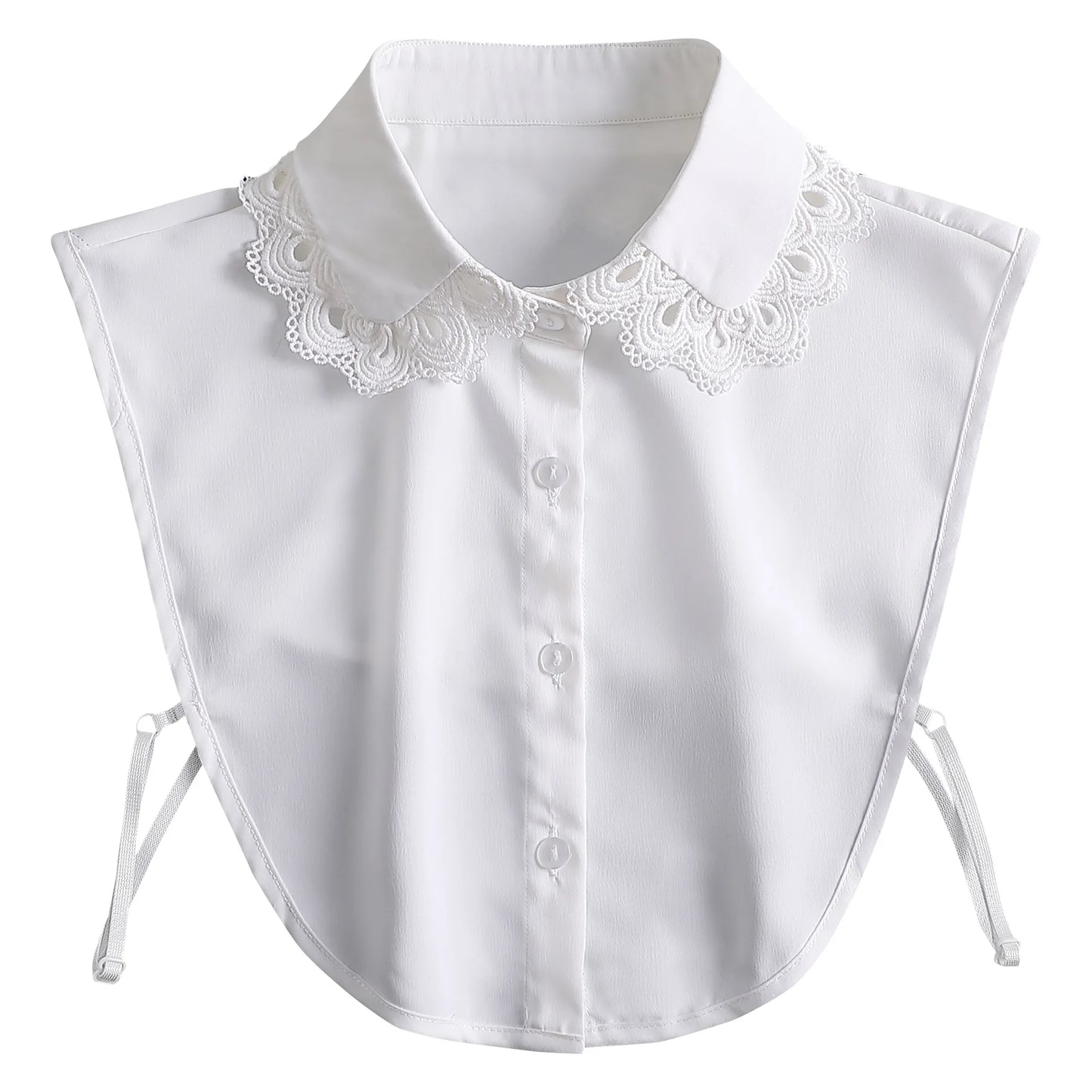 375-01 Color Lace Detachable Fake Collar Blouse Insert for Women